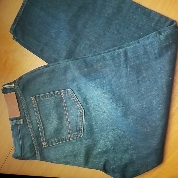 👖TOMMY HILFIGER RELAXED FIT 38X30 DARK BLUE DENIM JEANS👖 - Picture 11 of 12
